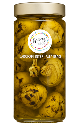 Carciofi Interi alla Brace 100% in olio E.V.O.