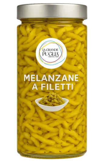 Melanzane a filetti 100% in olio E.V.O.